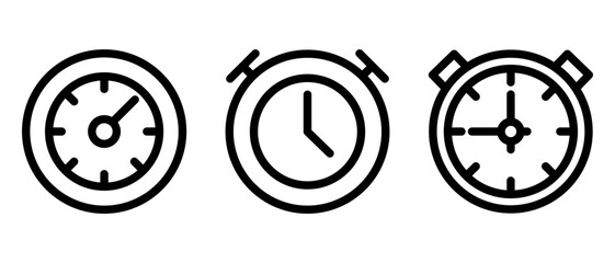 time icon or logo isolated sign symbol vector illustration - high quality black style vector icons

