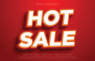 Hot sale bold 3d editable text effect
