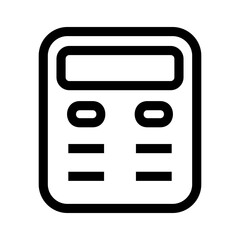 calculator icon or logo isolated sign symbol vector illustration - high quality black style vector icons
