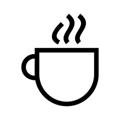 coffee icon or logo isolated sign symbol vector illustration - high quality black style vector icons
