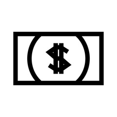 dollar icon or logo isolated sign symbol vector illustration - high quality black style vector icons
