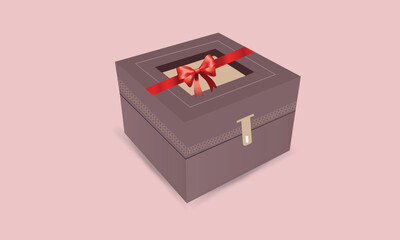 realistic 3d jewelry mockup high angle with vector 