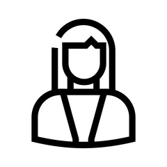 employee icon or logo isolated sign symbol vector illustration - high quality black style vector icons
