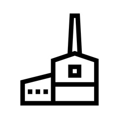 factory icon or logo isolated sign symbol vector illustration - high quality black style vector icons

