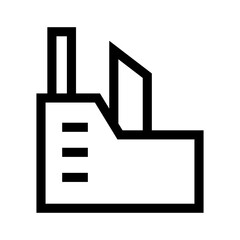 factory icon or logo isolated sign symbol vector illustration - high quality black style vector icons
