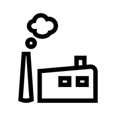 factory icon or logo isolated sign symbol vector illustration - high quality black style vector icons
