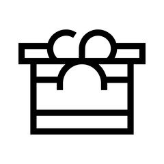 gift icon or logo isolated sign symbol vector illustration - high quality black style vector icons
