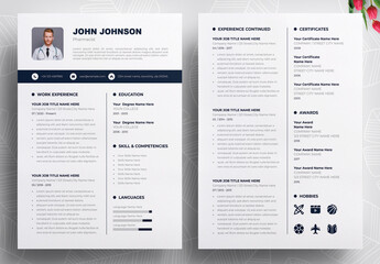 Doctor Resume Design Template