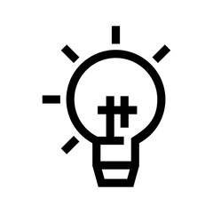 Obraz premium idea icon or logo isolated sign symbol vector illustration - high quality black style vector icons 