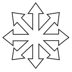 Arrow Icon sign symbol design