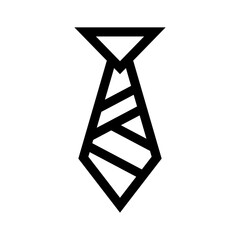 necktie icon or logo isolated sign symbol vector illustration - high quality black style vector icons

