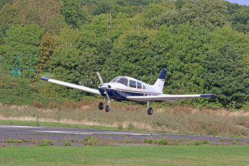 Small private aeroplane, small white aircraft