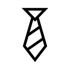 necktie icon or logo isolated sign symbol vector illustration - high quality black style vector icons
