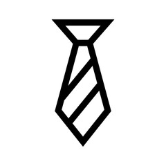 necktie icon or logo isolated sign symbol vector illustration - high quality black style vector icons
