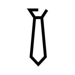 necktie icon or logo isolated sign symbol vector illustration - high quality black style vector icons
