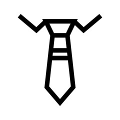 necktie icon or logo isolated sign symbol vector illustration - high quality black style vector icons
