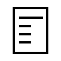 notes icon or logo isolated sign symbol vector illustration - high quality black style vector icons
