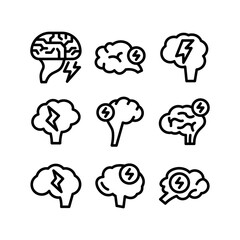 brainstorm icon or logo isolated sign symbol vector illustration - high quality black style vector icons
