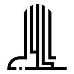 tower icon illustration vector