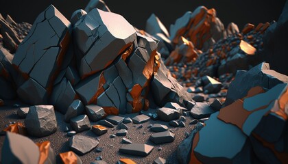 Abstract Stone Wallpaper Background Ai generate