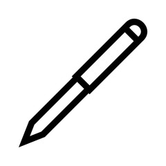 pen icon or logo isolated sign symbol vector illustration - high quality black style vector icons
