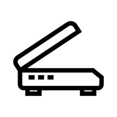 scanner icon or logo isolated sign symbol vector illustration - high quality black style vector icons
