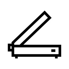 scanner icon or logo isolated sign symbol vector illustration - high quality black style vector icons
