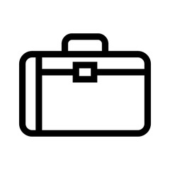 suitcase icon or logo isolated sign symbol vector illustration - high quality black style vector icons
