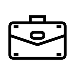 suitcase icon or logo isolated sign symbol vector illustration - high quality black style vector icons
