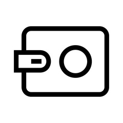 wallet icon or logo isolated sign symbol vector illustration - high quality black style vector icons
