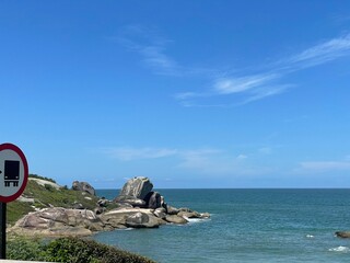 view from the top of a cliff