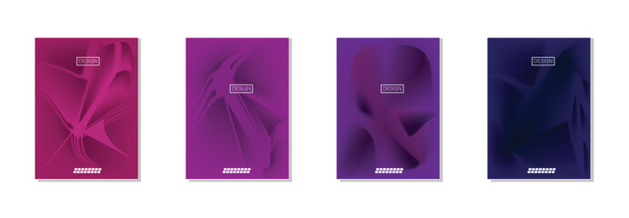 collection of abstract backgrounds with beautiful gradation colors, colorful backgrounds for poster flyer banner backdrop.vertical banner.cool fluid background vector illustration.