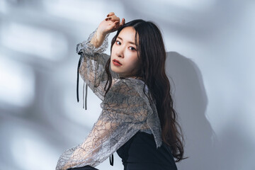 女性のファッションポートレート