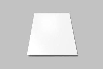 blank a4 flyer mockup