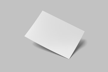 blank a4 flyer mockup