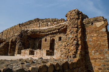 Picture of The Feroz Shah Kotla or Kotla was a fortress built circa 1354 by Feroz Shah Tughlaq to...