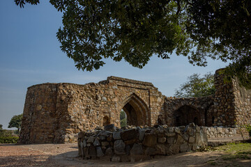 Picture of The Feroz Shah Kotla or Kotla was a fortress built circa 1354 by Feroz Shah Tughlaq to...