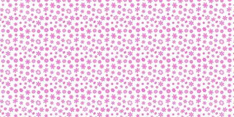 background with pink snowflake pattern on a white background