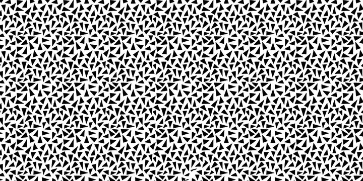 background with black triangle pattern on a white background