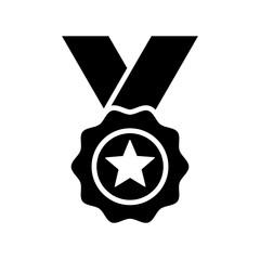 medal icon, medal vector logo template