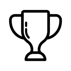 trophy icon, trophy vector logo template
