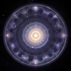 Boson Higgs, quantum mechanics. "God Particle" illustration . Ai generated image.