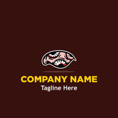 evil eye logo simple icon design illustration