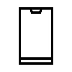 Phone icon, outline style