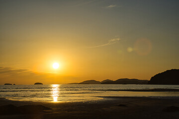 兵庫県 新舞子浜 夕日 干潟
