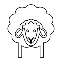 Animal, easter, ewe icon