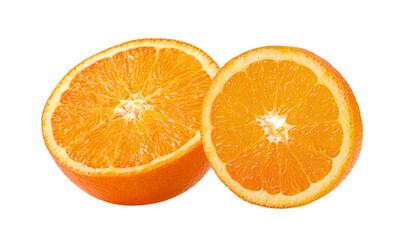 orange slice isolated on transparent png