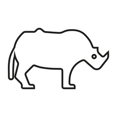 Animal, mammal, rhino icon