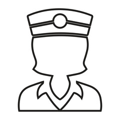 Avatar, doctor, female icon