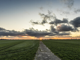 road to sunset